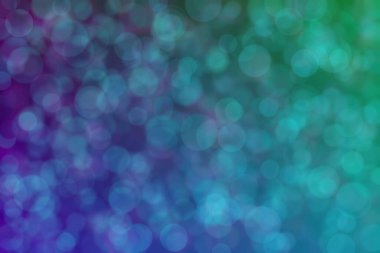 mor ve deniz yeşili soyut çözünmüş arka plan, daire şeklinde bokeh desen.