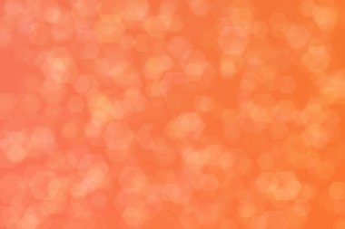 Domates soyut odaklanmış arkaplan, altıgen şekilli bokeh desen.