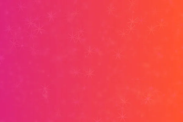 Background Beautiful Orange Pink Colors Mixture Star Shaped Bokeh Pattern — Stock Photo, Image