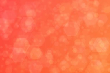 Domates soyut odaklanmış arkaplan, altıgen şekilli bokeh desen.