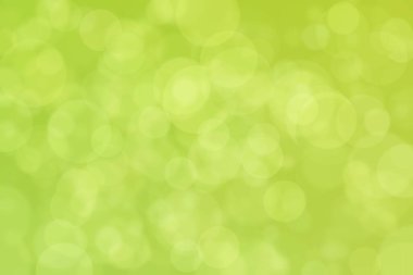 Doğal yeşil soyut arkaplan. Yumuşak ışık odaklı noktalar