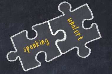 İki bilmecenin tebeşir çizimi, şaplak atmak ve tetikte olmamak. Sorunları çözme kavramı