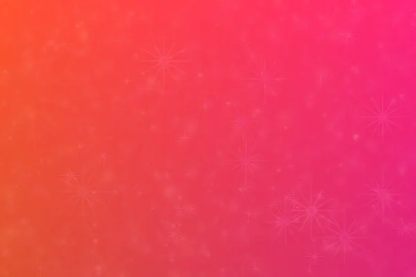 美しいオレンジとピンクの色の背景と星型のボケ柄との混合物 — ストック写真