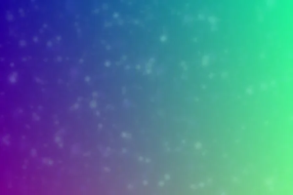 Blue Light Green Abstract Defocused Background Star Shape Bokeh Pattern — Stock Photo, Image