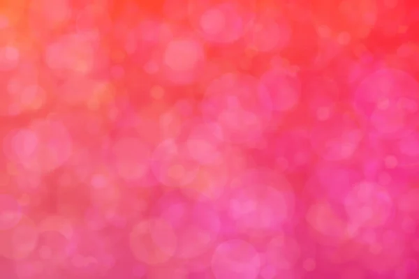 Oranje Roze Abstracte Onscherpe Achtergrond Cirkelvorm Bokeh Patroon — Stockfoto