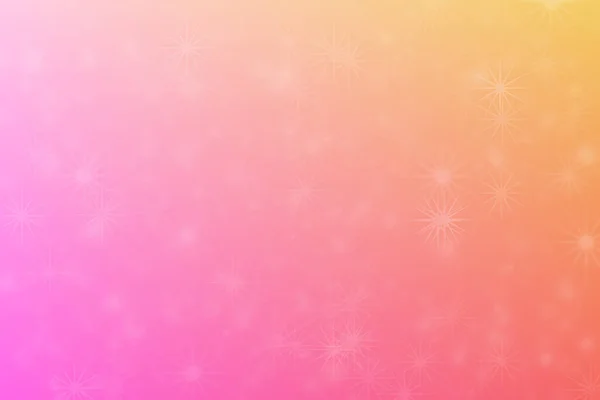 Fondo Desenfocado Abstracto Rosa Naranja Con Manchas Bokeh Forma Estrella —  Fotos de Stock