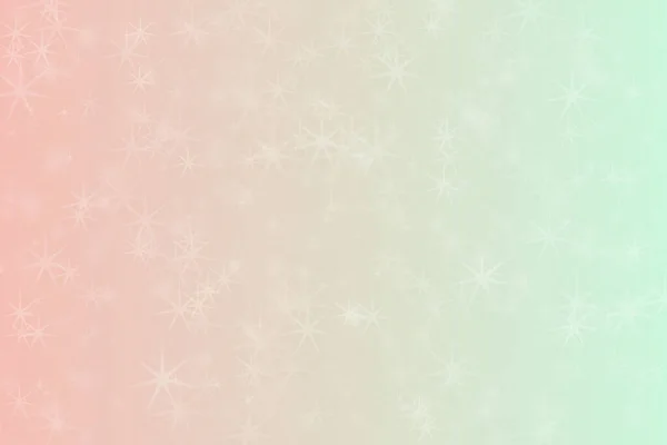 Hellrosa Und Meerschaumgrün Abstrakt Defokussiert Hintergrund Sternförmig Bokeh Muster — Stockfoto
