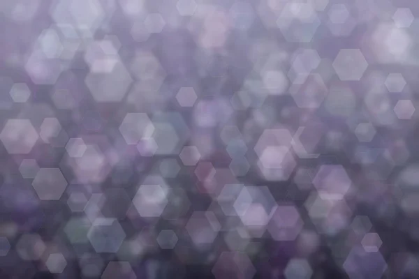 Light Grey Dark Grey Abstract Defocused Background Hexagon Shape Bokeh — Stock Photo, Image