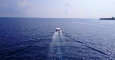 Masum deniz manzarası. Endonezya, Bali 'de tropik bir manzara.  