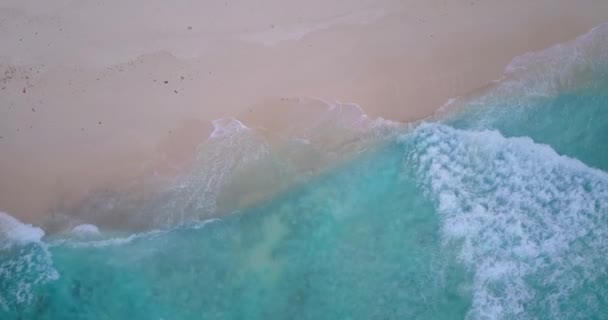 Спокойный Морской Фон Летняя Тропическая Сцена Доминиканской Республике Карибский Бассейн Видеоклип