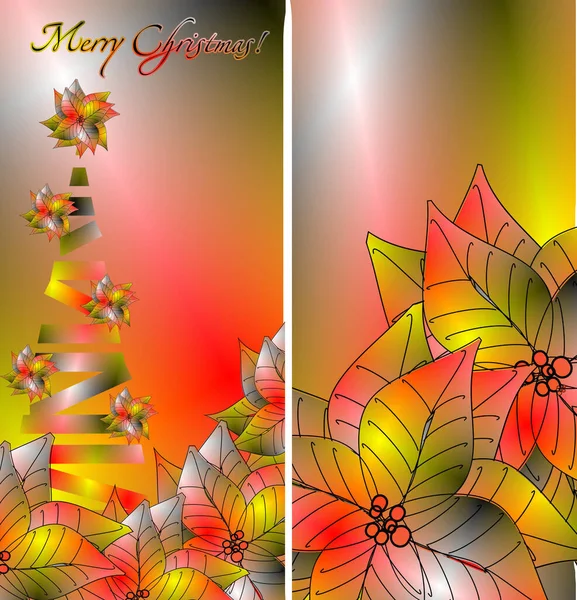 Weihnachtsthema Abstrakter Hintergrund Grußkarte — Stockvektor