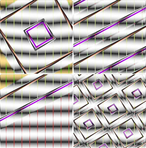 Ensemble Ornements Géométriques Abstraits Graphiques Colorés Peut Être Utilisé Comme — Image vectorielle