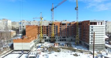 İnşaat Vinç ve gökdelen