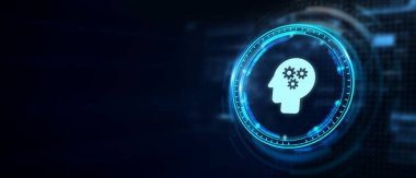 İş, Teknoloji, İnternet ve ağ konsepti. E-öğrenme eğitimi. İnternet teknolojisi web kursları kavram 3D illüstrasyon