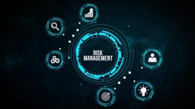 İnternet, iş, teknoloji ve ağ konsepti. Ticari Yatırım Konsepti Risk Yönetimi ve Değerlendirmesi