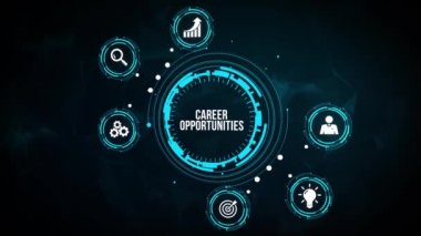 İnternet, iş, teknoloji ve ağ konsepti. CAREER DEVRİŞTİRLERİ