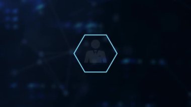 İnternet, iş, Teknoloji ve ağ kavramı. İnsan Kaynakları İK yönetim kavramı