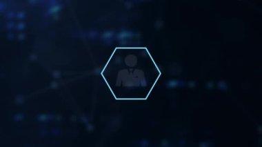 İnternet, iş, Teknoloji ve ağ kavramı. İnsan Kaynakları İK yönetim kavramı