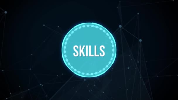 Internet Business Technology Network Concept Coach Motivation Skills Improvement Education — Stock Video