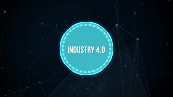 Интернет Бизнес Технологии Сетевые Концепции Индустрия Вычисления Физические Системы Iot — стоковое видео