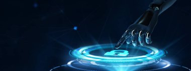 3D illüstrasyon Siber Güvenlik Veri Koruma İş Teknolojisi Gizlilik Konsepti. 