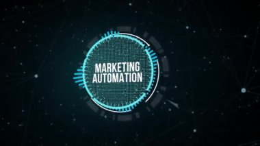 İnternet, iş, teknoloji ve ağ konsepti. Pazarlama stratejisi planlıyorum. Sanal düğme.