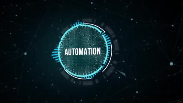 Internet Negocios Tecnología Concepto Red Concepto Software Automatización Como Innovación — Vídeos de Stock