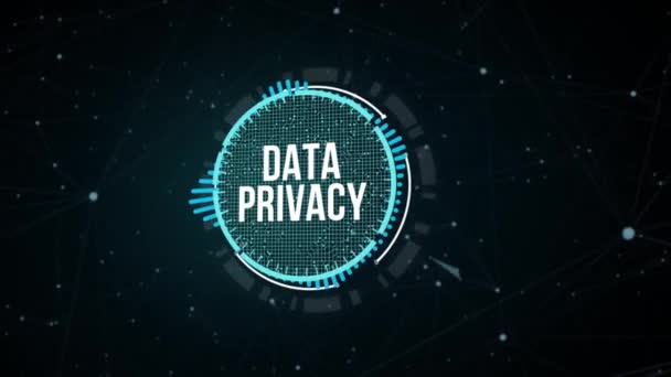 Ιντερνετ Επιχειρήσεις Τεχνολογία Και Δίκτυο Ηλεκτρονικό Σύστημα Προστασίας Δεδομένων Ασφαλείας — Αρχείο Βίντεο