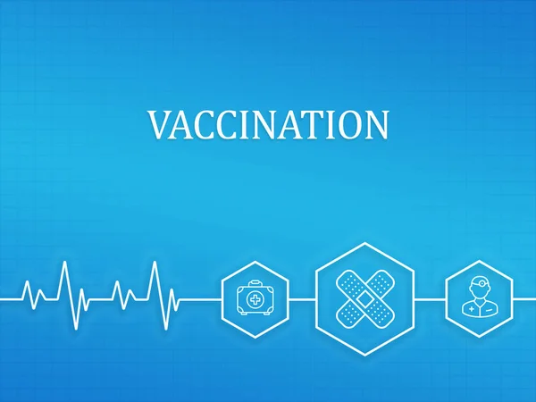 Internet Affaires Technologie Concept Réseau Vaccination Medical Healthcare Concept Virtual — Photo