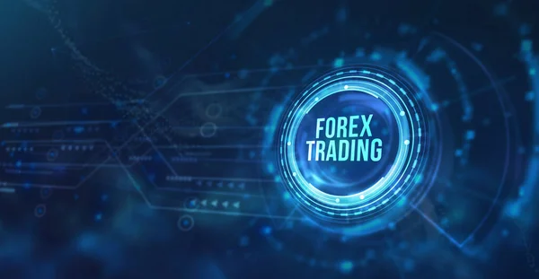 Internet Wirtschaft Technologie Und Netzwerkkonzept Forex Trading Neues Geschäftskonzept Illustration — Stockfoto