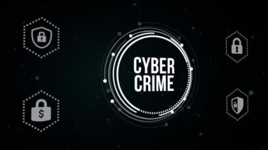 İnternet, iş, teknoloji ve ağ konsepti. Siber güvenlik veri koruması iş teknolojisi gizlilik kavramı. Sanal düğme.