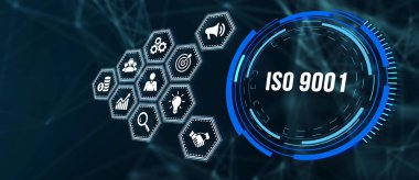 İnternet, iş, teknoloji ve ağ konsepti. İş, teknoloji, internet ve şebeke kavramı. 3d illüstrasyon