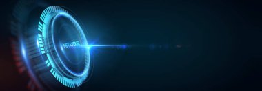 Metaverse sanal dünya, metaverse dijital dünya akıllı fütürist arayüz teknolojisi 33d illüstrasyon