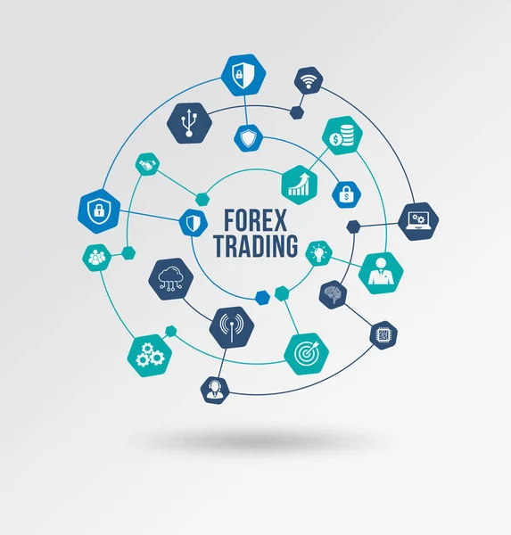 Internet Business Technology Network Concept Forex Trading New Business Concept — Stock Photo, Image