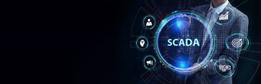 Sistem Denetim ve Veri Toplama Teknolojisi Konsepti. SCADA