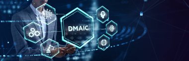 DMAIC, Altı Sigma. Tanımla, Ölç, Analiz et, Geliştir, Kontrol et. Standart kalite kontrol ve yağsız üretim kavramı.