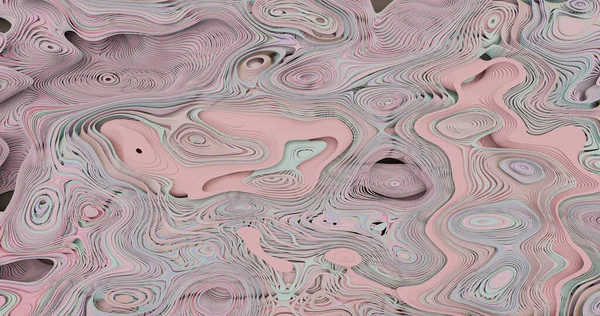 Görüntüleme Beyaz Bir Arkaplanda Türbülans Tarafından Eğilmiş Çizgilerin Renklerin Soyut — Stok fotoğraf
