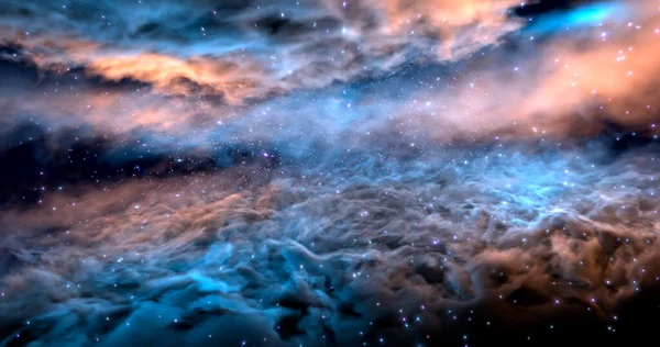 Vykreslování Vesmírná Tapeta Pozadí Vesmír Hvězdami Souhvězdími Galaxiemi Mlhovinami Oblaky — Stock fotografie