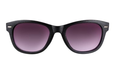 Beyaz arkaplanda izole edilmiş temiz gözlüklü güneş gözlükleri