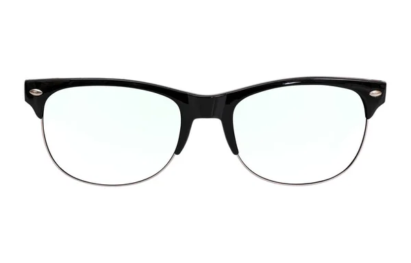 Glasögon Isolerade Vit Bakgrund För Att Applicera Ett Porträtt Designelement — Stockfoto