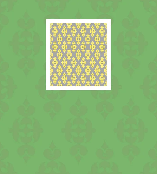 双色矢量无缝花卉图案设计背景 — 图库矢量图片