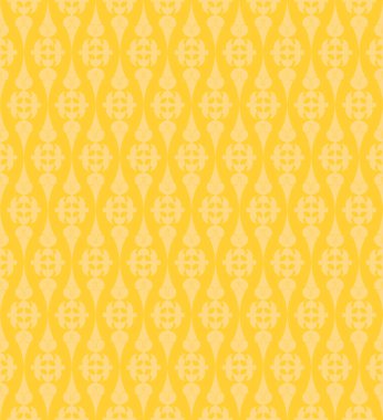 Tasarım arka planı için çift renkli vektörsüz çiçek deseni