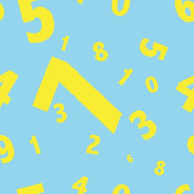 Renkli okul için vektörsüz desen