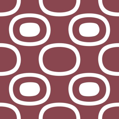 1960 'ların tarzında minimalist, pürüzsüz vektör deseni