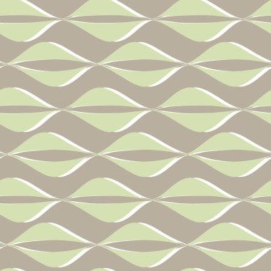 Modern stilde sonsuz dalgalı vektörsüz desen