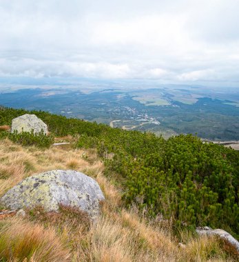 Slovakya yüksek Tatras dağ manzarası