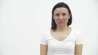 4k, kuru derili kadının yavaş çekim videosu..
