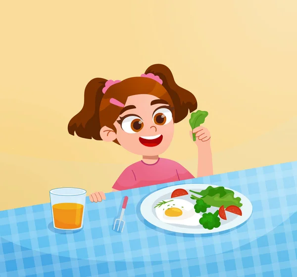 Premium Vector  Young schoolgirl enjoying her lunch break little pupil  girl character munching food savoring every bite creating cheerful moments  in the school cafeteria cartoon people vector illustration