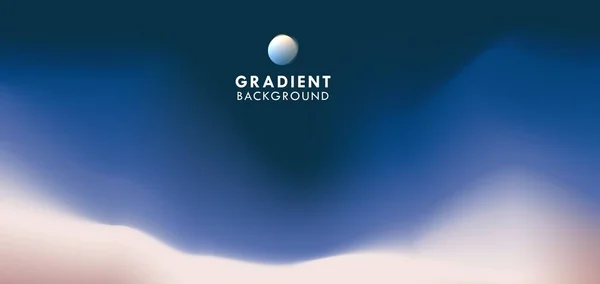 Mavi Minimalist Sıvı Bulanık Gradyan Arkaplan. Poster, Broşür, vektör tasarımı için modern arkaplan
