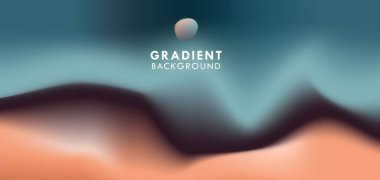 Moda Minimalist Sıvı Bulanık Gradyan Arkaplanı. Poster, Broşür, vektör tasarımı için modern arkaplan